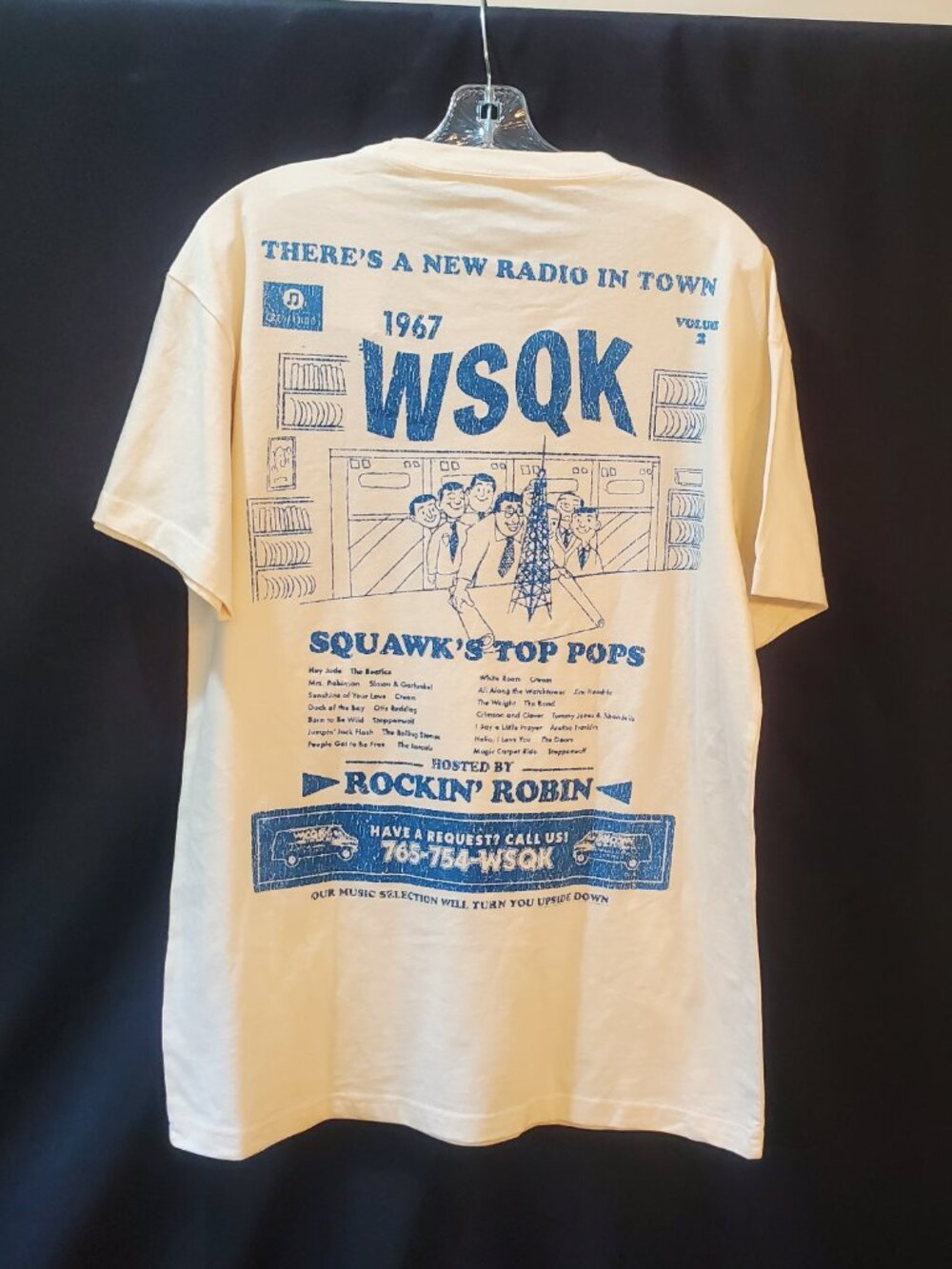 NWT Netflix Stranger Things WSQK Men's Short Sleeve T-shirt Large Graphic Tee